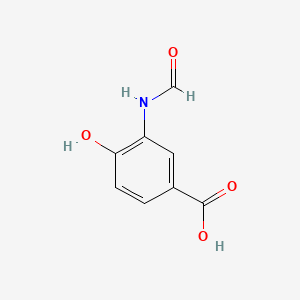 molecular formula C8H7NO4 B595489 3-Formamido-4-hydroxybenzoic acid CAS No. 15026-75-2