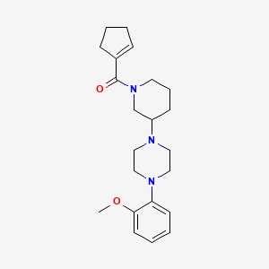 1-[1-(1-cyclopenten-1-ylcarbonyl)-3-piperidinyl]-4-(2-methoxyphenyl)piperazine