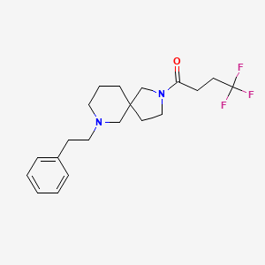 7-(2-phenylethyl)-2-(4,4,4-trifluorobutanoyl)-2,7-diazaspiro[4.5]decane