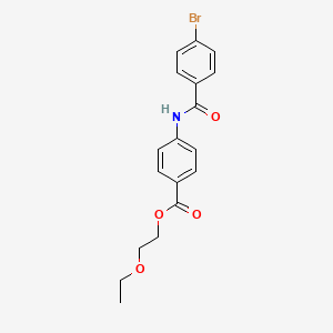 2-ethoxyethyl 4-[(4-bromobenzoyl)amino]benzoate