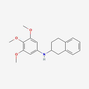 N-(3,4,5-trimethoxyphenyl)-1,2,3,4-tetrahydronaphthalen-2-amine