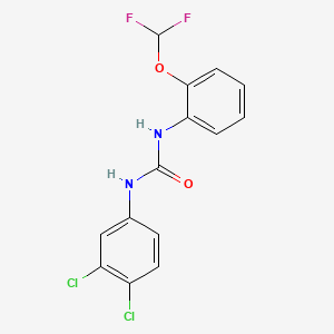 1-(3,4-Dichlorophenyl)-3-[2-(difluoromethoxy)phenyl]urea