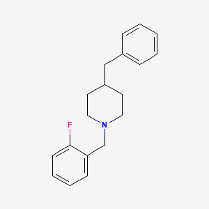 4-benzyl-1-(2-fluorobenzyl)piperidine