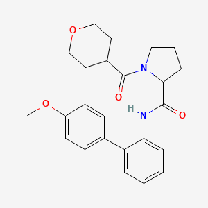 N-(4'-methoxy-2-biphenylyl)-1-(tetrahydro-2H-pyran-4-ylcarbonyl)prolinamide