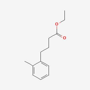 molecular formula C13H18O2 B595526 Ethyl 4-(2-methylphenyl)butanoate CAS No. 105986-51-4