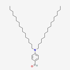 B595536 4-(Dihexadecylamino)benzaldehyde CAS No. 131814-01-2