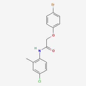 2-(4-bromophenoxy)-N-(4-chloro-2-methylphenyl)acetamide