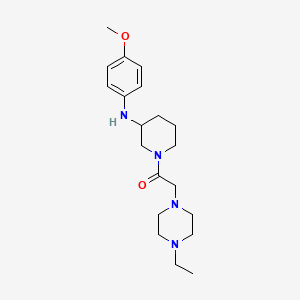 1-[(4-ethyl-1-piperazinyl)acetyl]-N-(4-methoxyphenyl)-3-piperidinamine