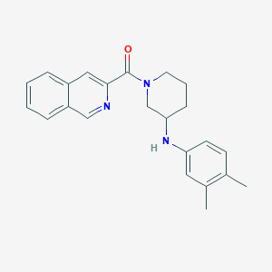 N-(3,4-dimethylphenyl)-1-(3-isoquinolinylcarbonyl)-3-piperidinamine