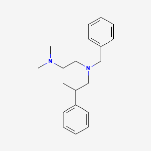 molecular formula C20H28N2 B5955570 N-benzyl-N',N'-dimethyl-N-(2-phenylpropyl)ethane-1,2-diamine 