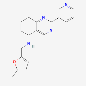 N-[(5-methyl-2-furyl)methyl]-2-(3-pyridinyl)-5,6,7,8-tetrahydro-5-quinazolinamine