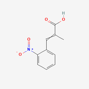 2-Methyl-3-(2-nitrophenyl)-2-propenoic acid