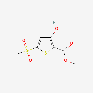 Methyl 3-hydroxy-5-(methylsulfonyl)thiophene-2-carboxylate