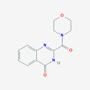 molecular formula C13H13N3O3 B5955808 2-(4-morpholinylcarbonyl)-4(3H)-quinazolinone 