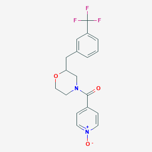 4-(1-oxidoisonicotinoyl)-2-[3-(trifluoromethyl)benzyl]morpholine