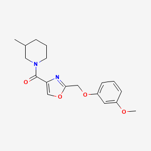 1-({2-[(3-methoxyphenoxy)methyl]-1,3-oxazol-4-yl}carbonyl)-3-methylpiperidine