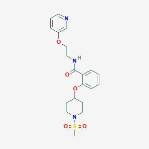 2-{[1-(methylsulfonyl)-4-piperidinyl]oxy}-N-[2-(3-pyridinyloxy)ethyl]benzamide