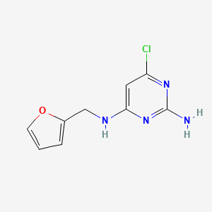 6-Chloro-N4-(furan-2-ylmethyl)pyrimidine-2,4-diamine