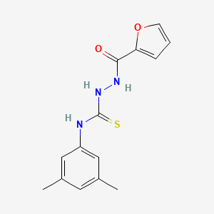 N-(3,5-dimethylphenyl)-2-(2-furoyl)hydrazinecarbothioamide