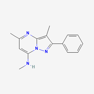 N,3,5-trimethyl-2-phenylpyrazolo[1,5-a]pyrimidin-7-amine