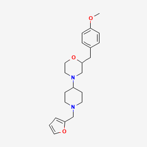 4-[1-(2-furylmethyl)-4-piperidinyl]-2-(4-methoxybenzyl)morpholine