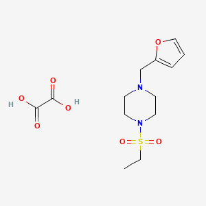 1-(ethylsulfonyl)-4-(2-furylmethyl)piperazine oxalate