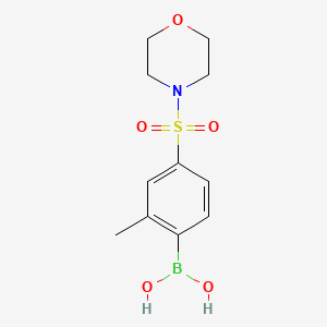 molecular formula C11H16BNO5S B595650 2-Methyl-4-(morpholinosulfonyl)phenylboronic acid CAS No. 1217501-53-5