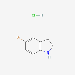 molecular formula C8H9BrClN B595658 5-溴吲哚盐酸盐 CAS No. 15861-32-2