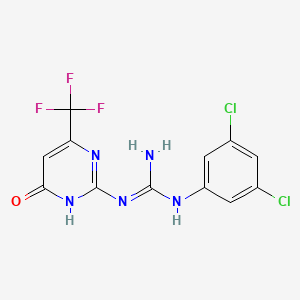 N-(3,5-dichlorophenyl)-N'-[6-oxo-4-(trifluoromethyl)-1,6-dihydro-2-pyrimidinyl]guanidine