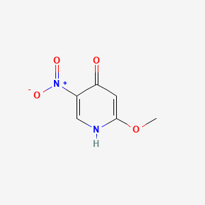 molecular formula C6H6N2O4 B595659 2-Methoxy-5-nitropyridin-4-ol CAS No. 1374652-16-0
