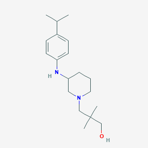 3-{3-[(4-isopropylphenyl)amino]-1-piperidinyl}-2,2-dimethyl-1-propanol