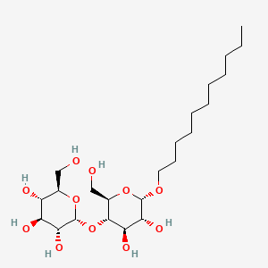 molecular formula C23H44O11 B595667 十一烷基-α-D-麦芽糖吡喃苷 CAS No. 168037-13-6