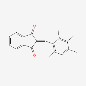 2-(2,3,4,6-tetramethylbenzylidene)-1H-indene-1,3(2H)-dione