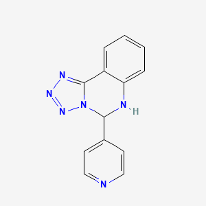 5-pyridin-4-yl-5,6-dihydrotetrazolo[1,5-c]quinazoline