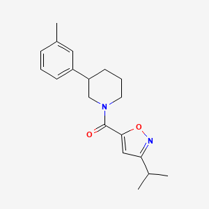 1-[(3-isopropyl-5-isoxazolyl)carbonyl]-3-(3-methylphenyl)piperidine