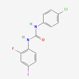 1-(4-Chlorophenyl)-3-(2-fluoro-4-iodophenyl)urea