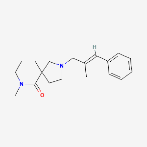 7-methyl-2-[(E)-2-methyl-3-phenylprop-2-enyl]-2,7-diazaspiro[4.5]decan-6-one