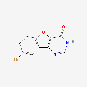 8-bromo[1]benzofuro[3,2-d]pyrimidin-4(3H)-one