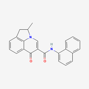 2-methyl-N-1-naphthyl-6-oxo-1,2-dihydro-6H-pyrrolo[3,2,1-ij]quinoline-5-carboxamide