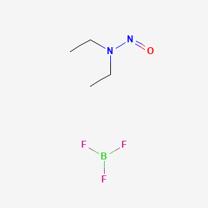 molecular formula C4H10BF3N2O B595712 N-Nitrosodiethylamine boron fluoride (1:1) CAS No. 1735-79-1