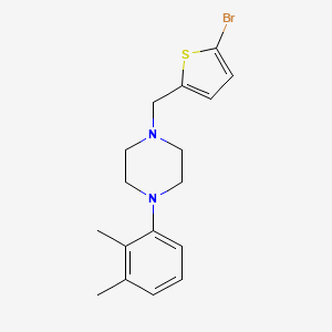 1-[(5-bromothiophen-2-yl)methyl]-4-(2,3-dimethylphenyl)piperazine