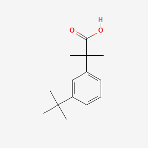 molecular formula C14H20O2 B595721 2-(3-Tert-butylphenyl)-2-methylpropanoic acid CAS No. 1313712-10-5