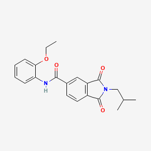 N-(2-ethoxyphenyl)-2-isobutyl-1,3-dioxo-5-isoindolinecarboxamide