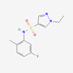 1-ethyl-N-(5-fluoro-2-methylphenyl)-1H-pyrazole-4-sulfonamide