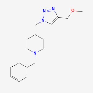 1-(3-cyclohexen-1-ylmethyl)-4-{[4-(methoxymethyl)-1H-1,2,3-triazol-1-yl]methyl}piperidine