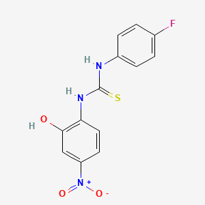 1-(4-Fluorophenyl)-3-(2-hydroxy-4-nitrophenyl)thiourea