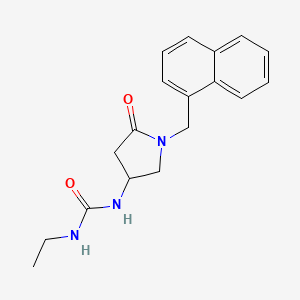 N-ethyl-N'-[1-(1-naphthylmethyl)-5-oxo-3-pyrrolidinyl]urea