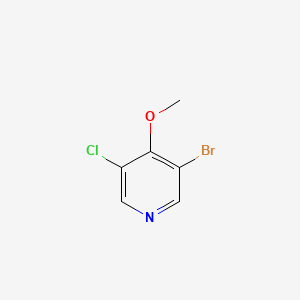 B595768 3-Bromo-5-chloro-4-methoxypyridine CAS No. 1214362-58-9