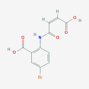 molecular formula C11H8BrNO5 B5957725 5-bromo-2-[(3-carboxyacryloyl)amino]benzoic acid 