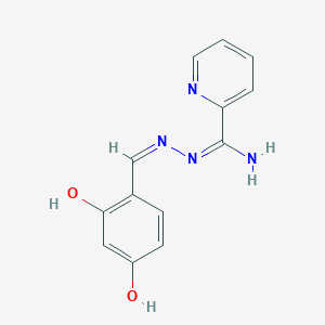 N'-[(Z)-(2,4-dihydroxyphenyl)methylideneamino]pyridine-2-carboximidamide